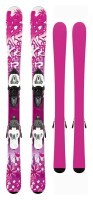 Ліжі гірські комплект для підлітків K2 Luv Bug+MOD 7.0 Fastrak2 L245-330 136см Pink/purple/white (1020406.110.1+1021018.110)