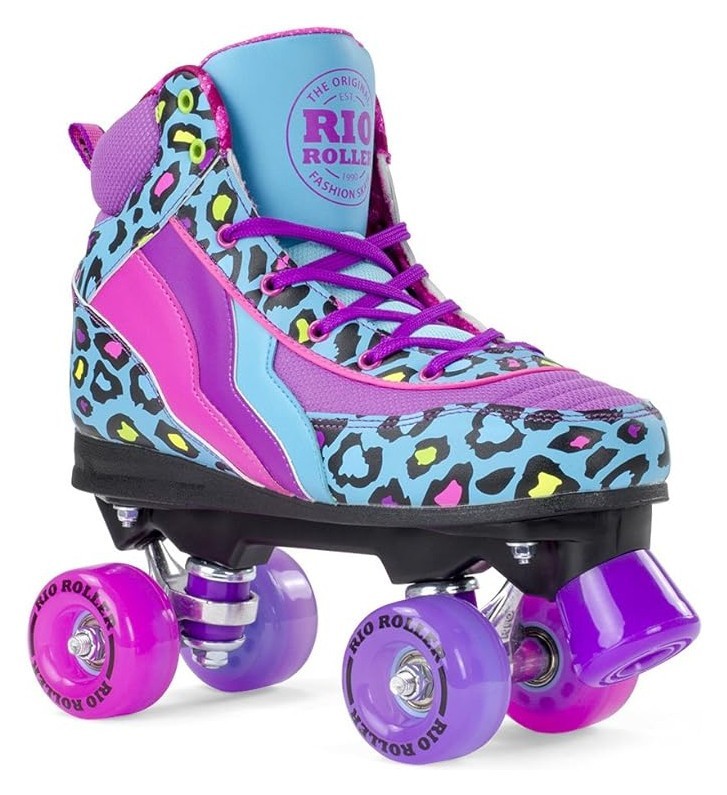 Роликові коньки Rio Roller Leopard 33 (1.0UK) ‎Teal ‎(RIO110RW), RCH_15204