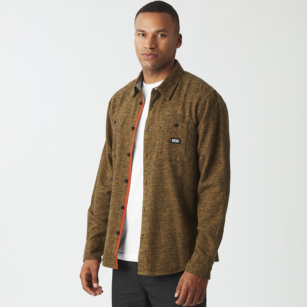 Picture Organic сорочка Lewell bronze brown L, MTS1290B-L