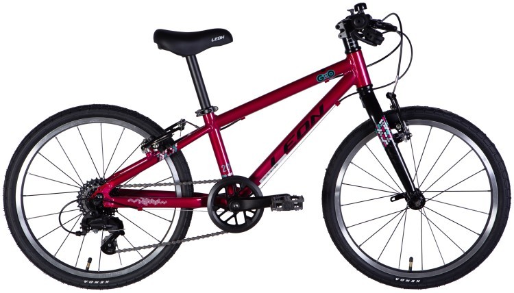 Велосипед AL 20" Leon GO 7 speed Vbr CS рама-10" малиновий 2025, OPS-LN-20-025
