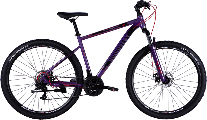 Велосипед ST 29" Discovery TREK DD FR рама-19" фіолетовий 2025, OPS-SP-29-078