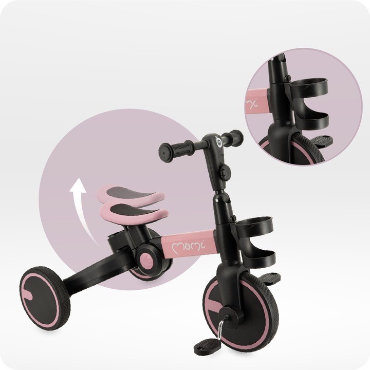 Біговел-велосипед 3 в 1 MoMi FILO Pink, 117164810