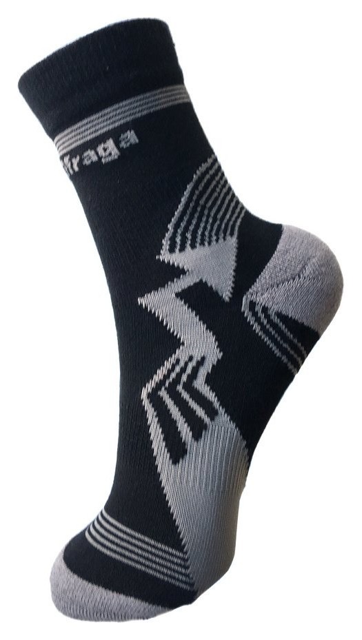 Носки для туризму Saxifraga FOOTER 39-42 Black/grey (SOSK21U1U), RCH_19141