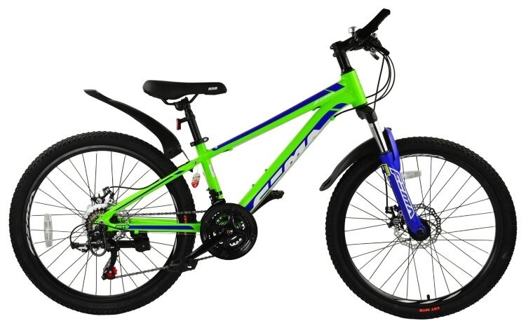 Велосипед RoyalBaby FEMA MTB 1.0 24", OFFICIAL UA, лайм, RB24-10-LIM