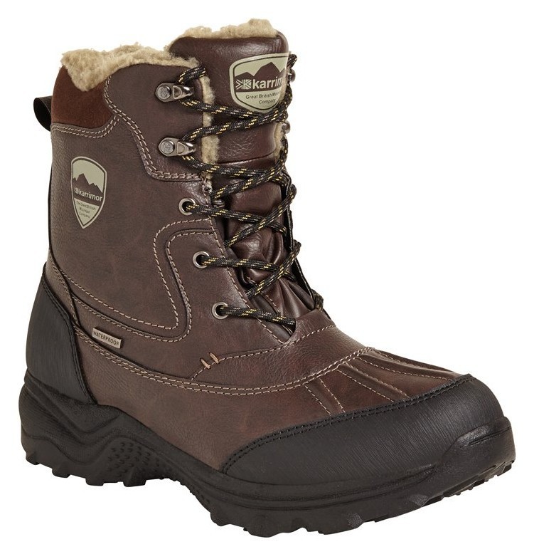 Ботинки мужские зимние Karrimor SNOW CASUAL 3 WEATHERTITE M 45 (11.0UK) Brown (K815-BRN)-WRH, RCH_12533