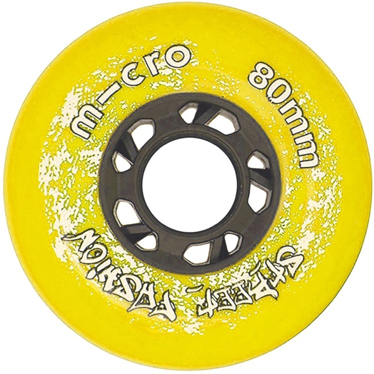 Колеса Micro MT Plus 80 mm yellow, MSA-MTWH-YL