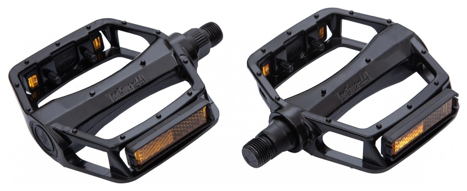 Педалі Алюмiнiй 112.5*105мм BRAVVOS YX-44X чорний, PED-177