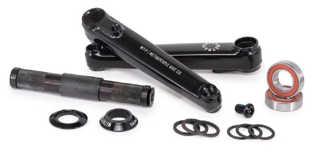 Шатуны WeThePeople LOGIC 165mm черные + каретка mid BB COMPACT, VELD_4055822063753
