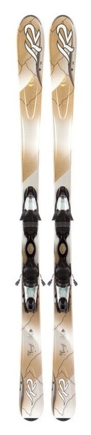 Ліжі гірські комплект K2 Supersmooth+MOD 10.0 ER3 139см Beige/white (1020108.122.1+1021012.122.1), RCH_17735