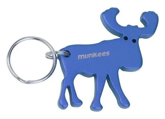 Munkees 3473 брелок-открывашка Moose dark blue, 3473-DB