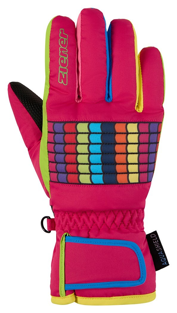 Ziener рукавички лижні Lamil Jr pop pink 3, 115015-766-3