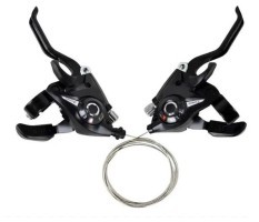 Ручки перемикання Моноблоки L3 R7  SUNRUN KD-80 чорний