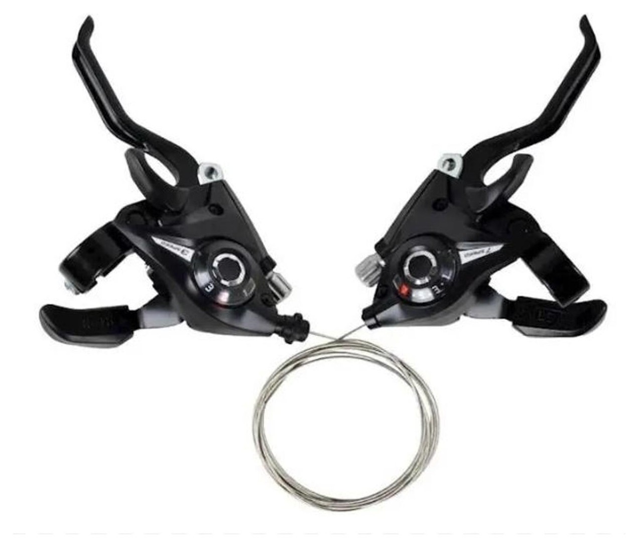 Ручки перемикання Моноблоки L3 R7  SUNRUN KD-80 чорний, SHL-097