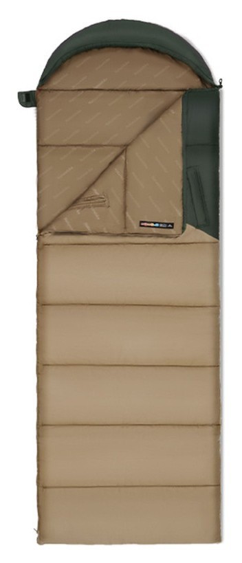 Спальник с капюшоном Naturehike Sunny Day PL02 U450 CNK2550WS028, (3,9°C), правый, коричнево-зеленый, FNR_6977465868435