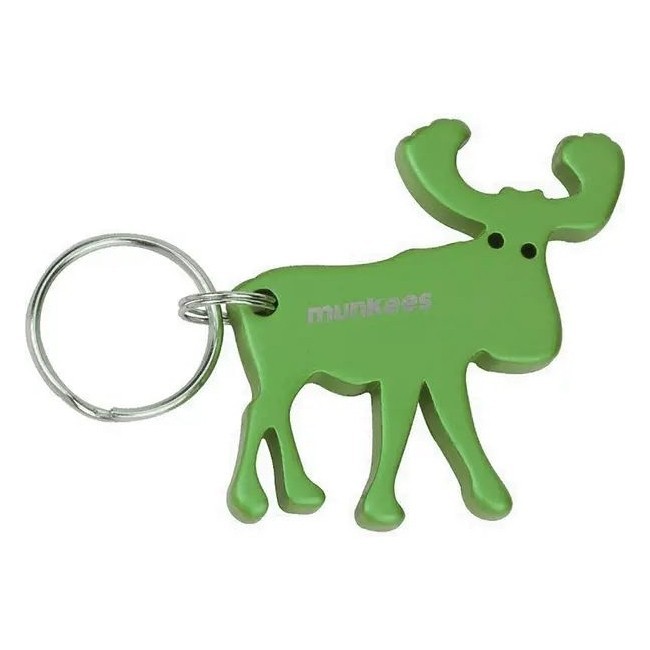 Munkees 3473 брелок-відкривачка Moose grass green, 3473-GG