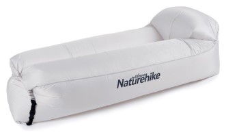 Матрас надувной ламзак Naturehike NH20FCD06, 180х70х52 см, серый, имеет чехол-рюкзак.