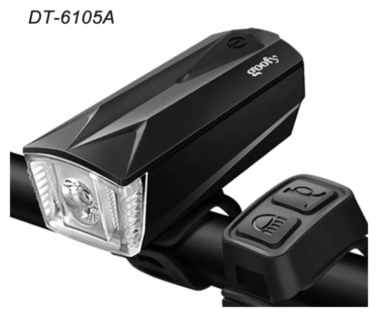 Фонарь пер. BC-FL1592 190лм LED питание Li-on 1200mAh с эл звонком USB, LTSS-071