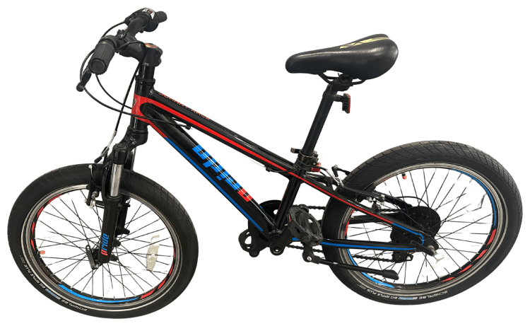 Велосипед 20" Pride JR черный/красный/синий 2018 б/у, RLK.SERG9755831