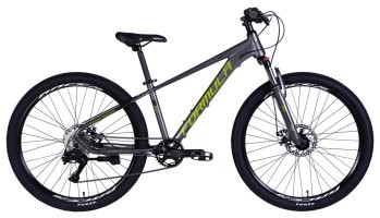 Велосипед AL 26" Formula ZEPHYR 3.0 DD CS рама-14" сірий з зеленим 2026