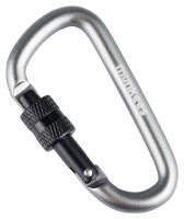 Munkees 3246 карабин D with Screw Lock 6 mm x 60 mm grey