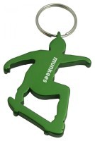 Munkees 3494 брелок-открывашка Skateboarder green