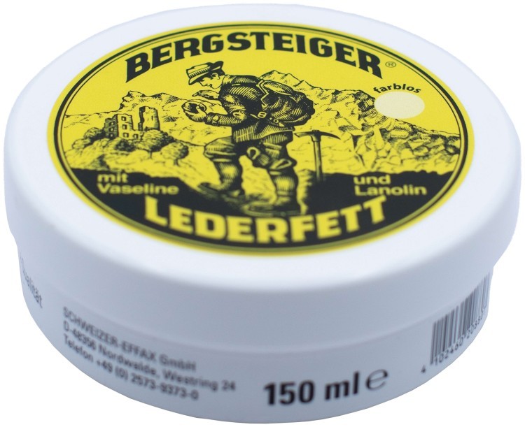 Водоотталкивающая пропитка для обуви HeySport Bergsteiger-Leather-Grease colourless 150 ml, 20880000