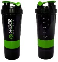 Шейкер спортивный EasyFit Spider 0,5л Черно-зеленый
