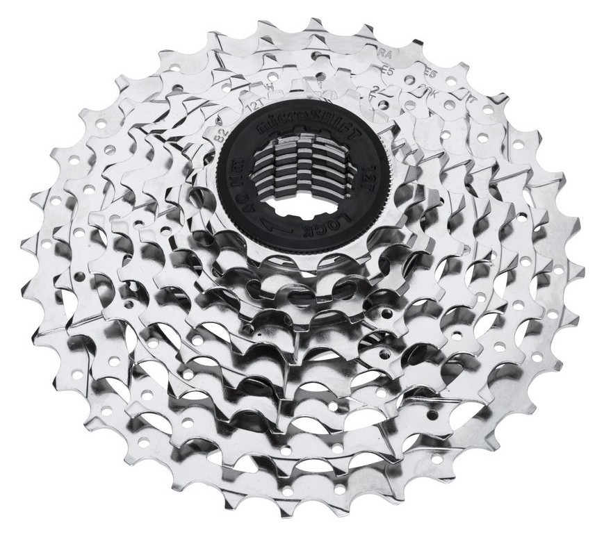 Касета для велосипеда MicroSHIFT MEZZO 8SPD 11-32T Silver (CS-H082 11-32), RCH_19809