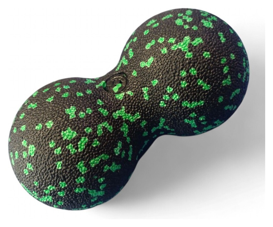 Мяч массажный, двойной (8890) Bavar Sport (зеленый), BVR_3923062