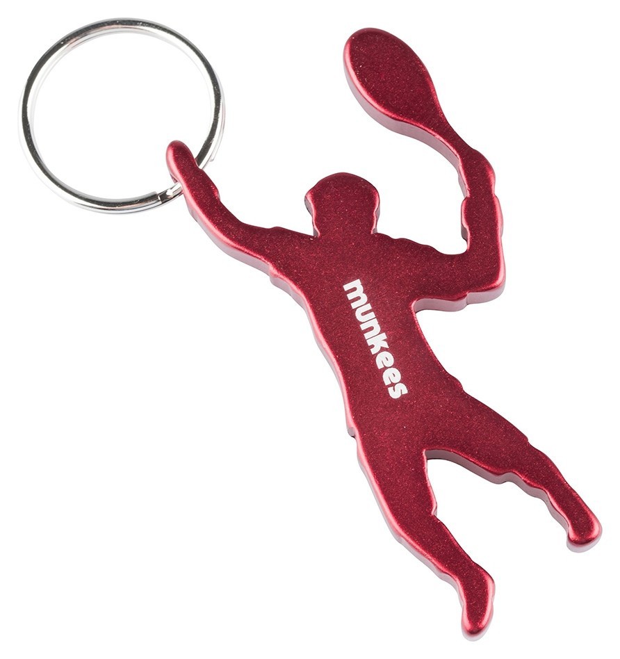 Munkees 3492 брелок-відкривальник Tennis Player red, 3492-RD