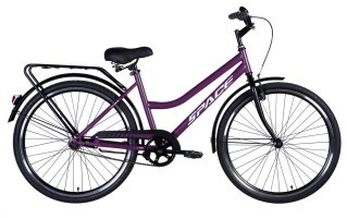 Велосипед ST 26" SPACE VOYAGER BH рама-17" сливовий (матовий) 2024 крила, крило пер., крило зад., підніжка, дзвоник