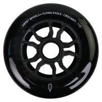 Колеса для роликов Flying Eagle Crocanti 88А 3 шт черные 90 мм
