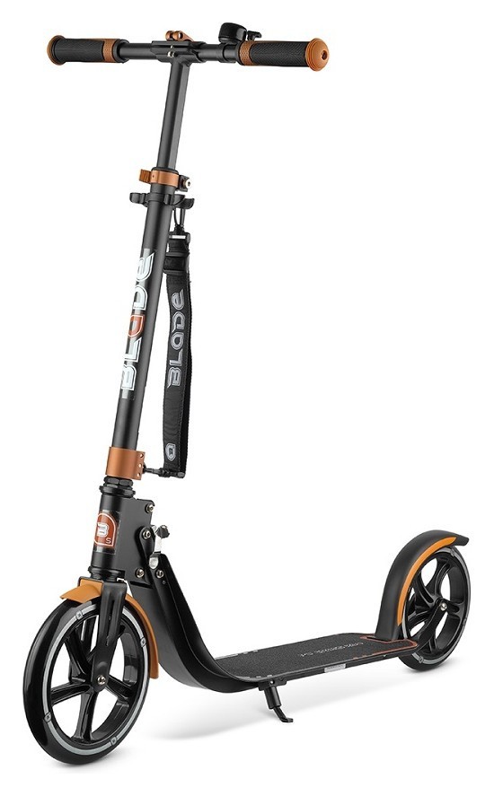 Самокат BLADE Sport PU Cross 230/230 мм, чорний/коричневий, 230188