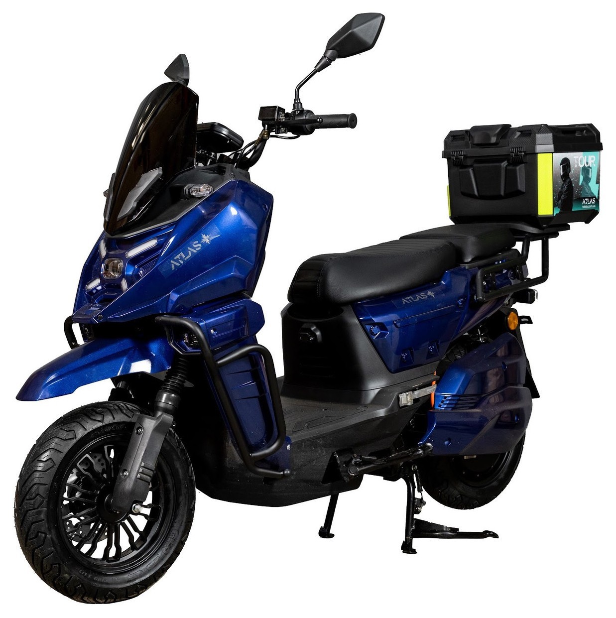 Электроскутер ATLAS Tour Box 2000W Cyan Blue, TOK_3183