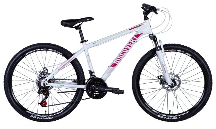 Велосипед ST 26" Discovery RIDER AM DD рама- " 2024 (белый (м)), OPS-DIS-26-605