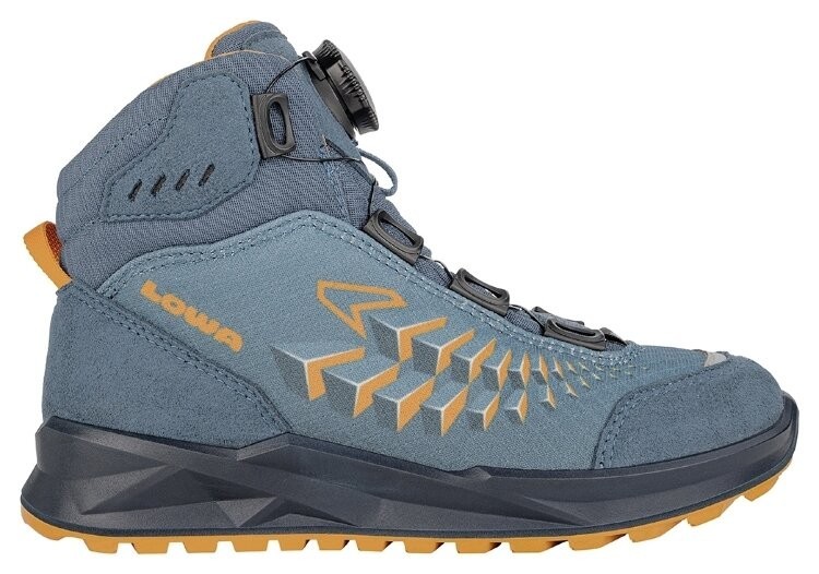 LOWA ботинки Ferrox GTX MID Jr petrol-mango 34.0, 641127-7436-34.0