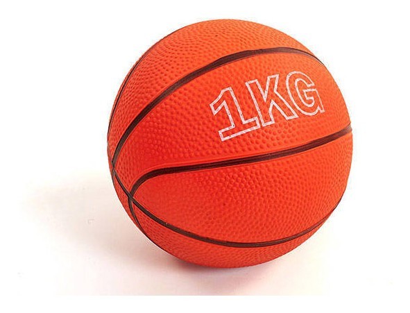 Медбол EasyFit RB 1 кг (медичний м'яч-слембол без відскоку), EFIT_EF-8407-1