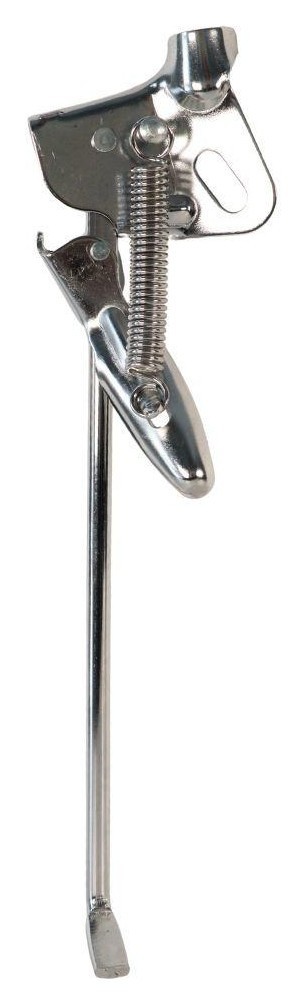 Підніжка бокова (на вісь заднього колеса) Сталь 340мм нерегульована довжина 28" PJ-72E срiблястий, KIS-169