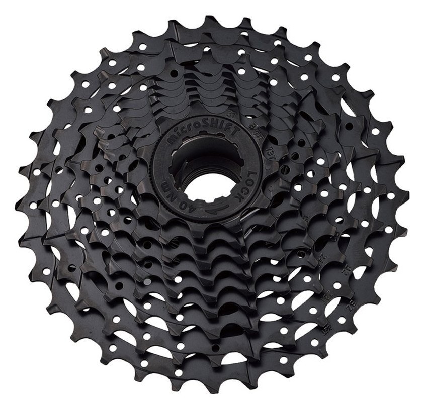 Кассета для велосипеда MicroSHIFT MEZZO 8SPD 11-32T Black (CS-H0810 11-32), RCH_19806