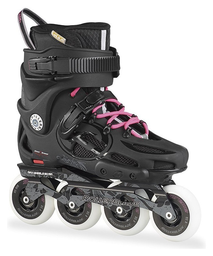 Роликові коньки для дорослих Rollerblade TWISTER 80 W 38.5 (7US) 245мм Black/pink (07505500 7Y9), RCH_13015
