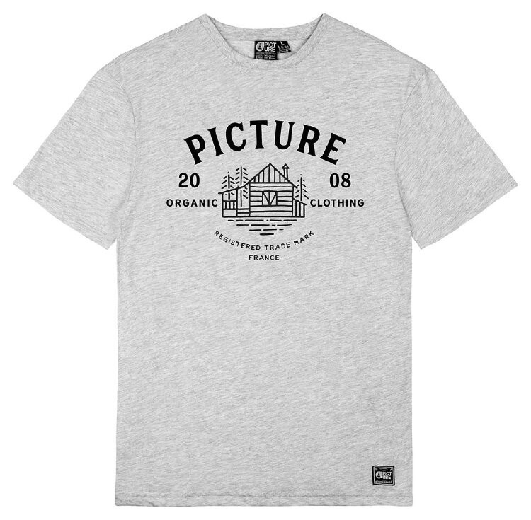 Picture Organic футболка Brady grey melange L, MTS763D-L