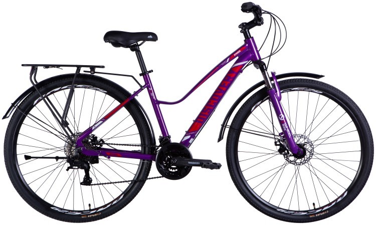 Велосипед AL 28" Discovery SYMBOL WOMAN DD CS рама-17,5" фіолетовий 2025, OPS-DIS-28-001