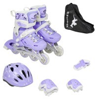 Набор Ролики Vega S(31-34) фиолетовый.