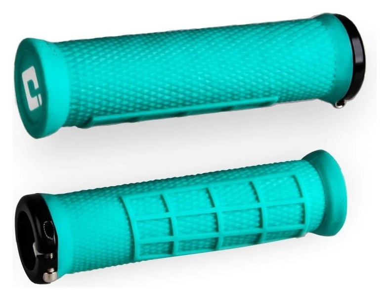 Грипси ODI Elite Flow, V2.1 Lock-On, Mint w/Black Clamp, м'ятні із чорними замками, OBOD_D33EFMN-B