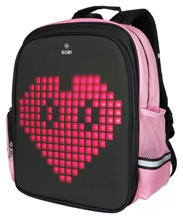 Рюкзак Sobi Pixel Kids SB9701 Pink із LED екраном, SB9701_PK