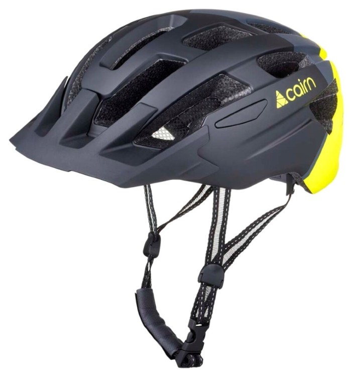Велошлем Cairn Prism XTR II black-neon yellow, 0300270-02-55-58
