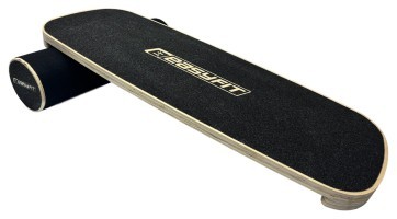 Балансувальна дошка EasyFit баланс борд з валиком чорний