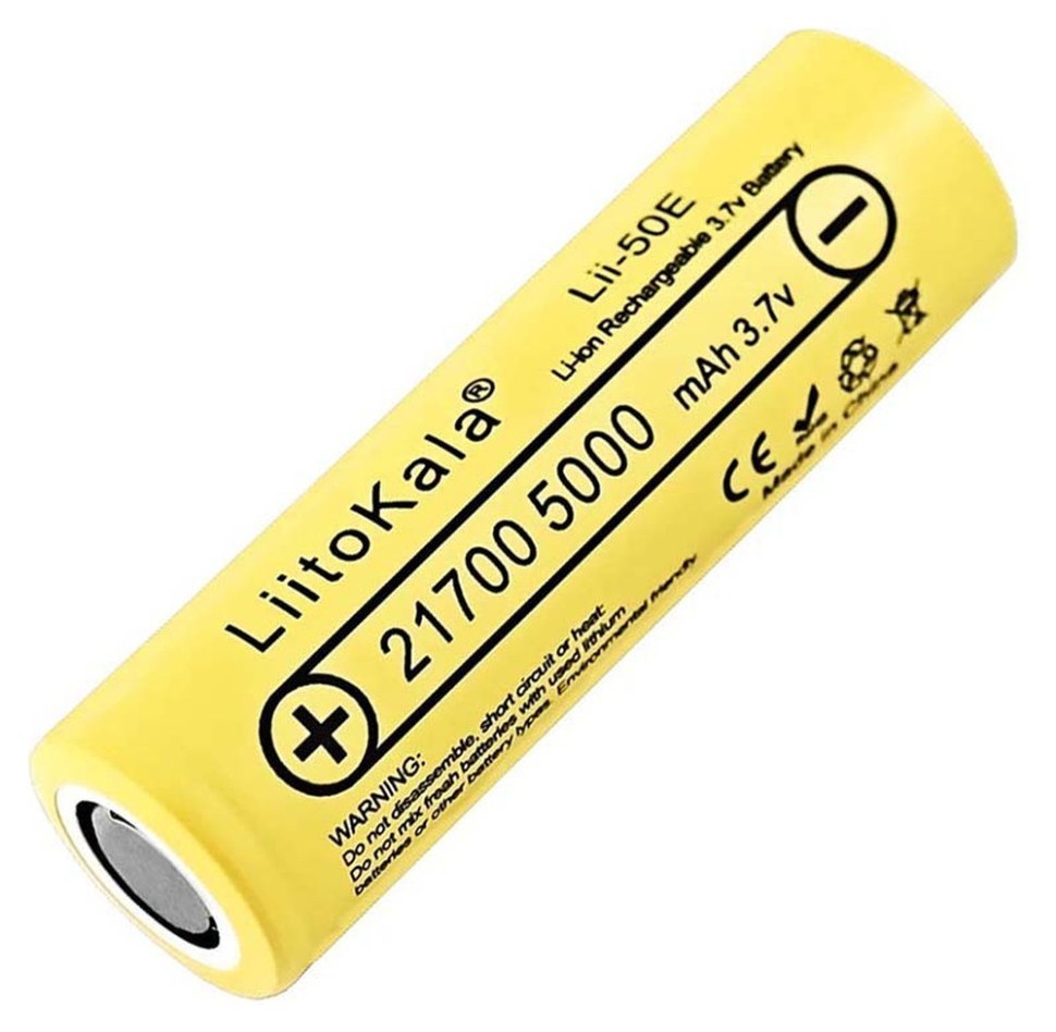 Аккумулятор LiitoKala Lii-50E 21700 5000mah battery, FNR_Lii-50E
