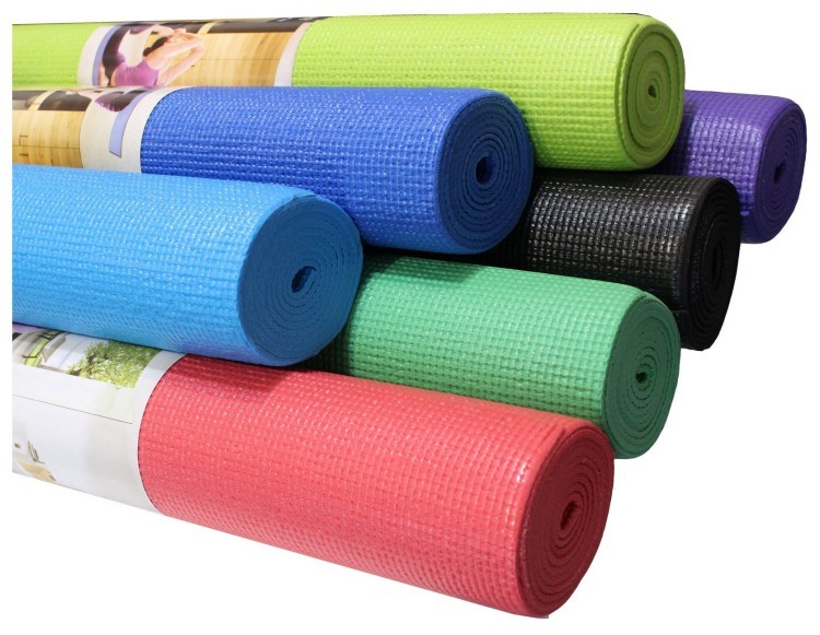 Коврик для йоги и фитнеса, pvc, 6 мм (pvc6) Bavar Sport, BVR_109143