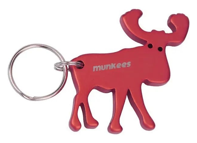 Munkees 3473 брелок-відкривачка Moose red, 3473-RD